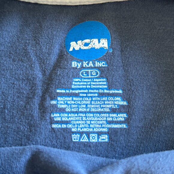College North Carolina NC Tar Heels Embroidered Football Basketball Shirt Sports - Picture 4 of 14